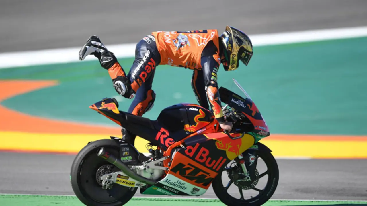 El piloto de Moto3, Pedro Acosta. / EP