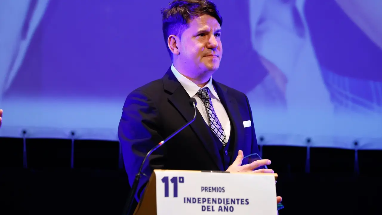 Lucas Gonz&aacute;lez G&oacute;mez, del d&uacute;o musical "Andy y Lucas" en la gala de Premios Independiente del A&ntilde;o. / Jose Velasco