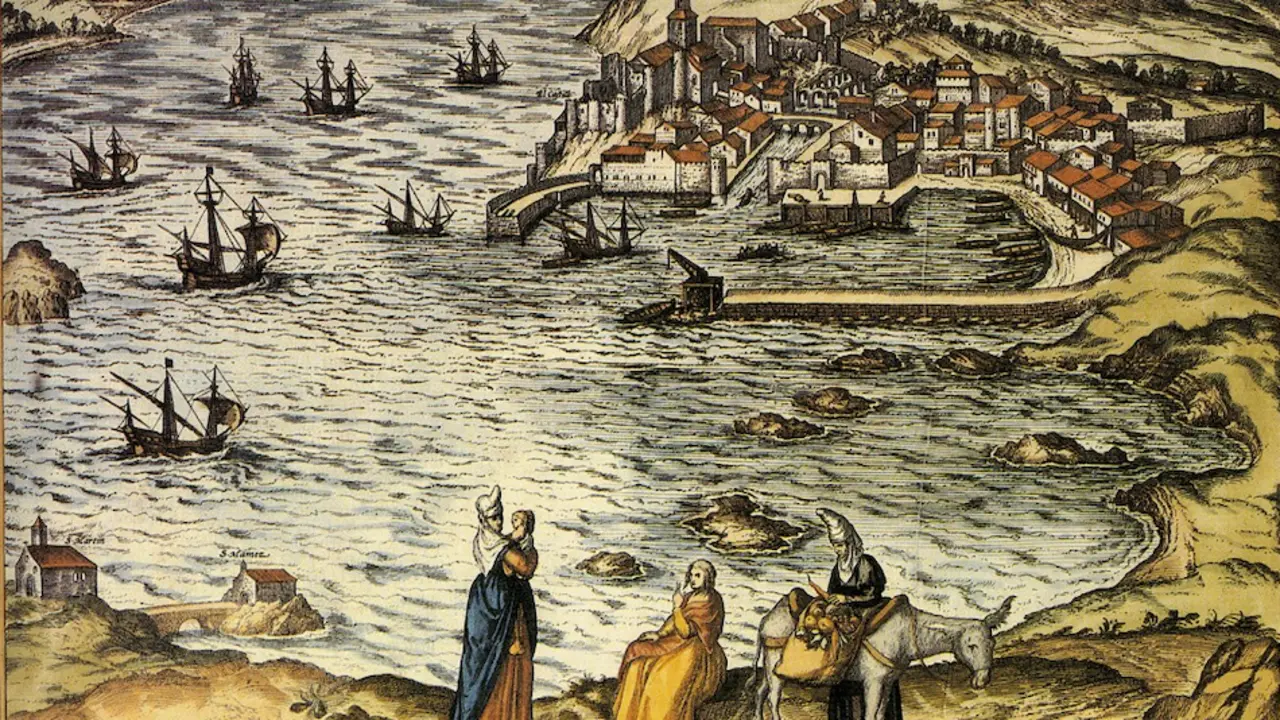 Representaci&oacute;n de la ciudad de Santander en el inicio de su historia. / A.S.
