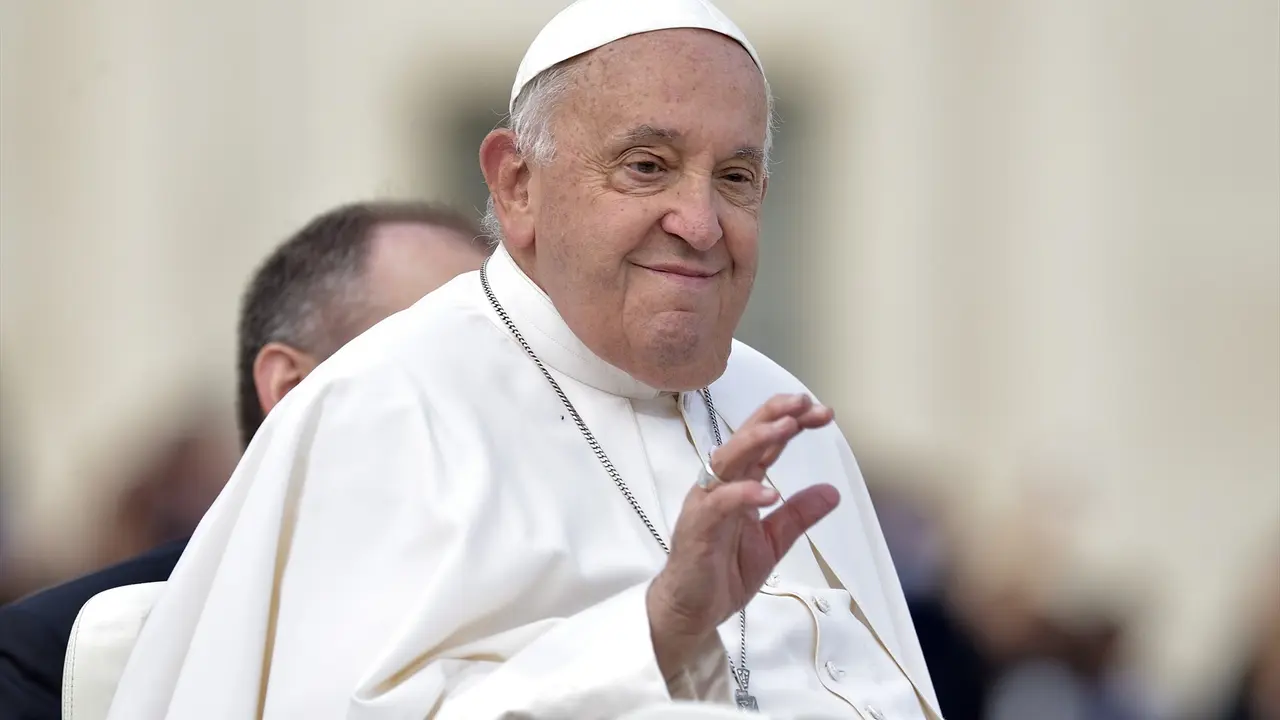 El Papa Francisco durante la proclamaci&oacute;n de nuevos santos de la Iglesia Cat&oacute;lica. / Stefano Spaziani