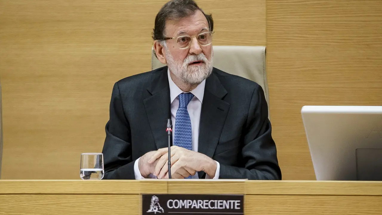 El expresidente del gobierno, Mariano Rajoy, comparece en la comisi&oacute;n de Investigaci&oacute;n sobre la denominada "Operaci&oacute;n Catalu&ntilde;a". / A. P&eacute;rez Meca