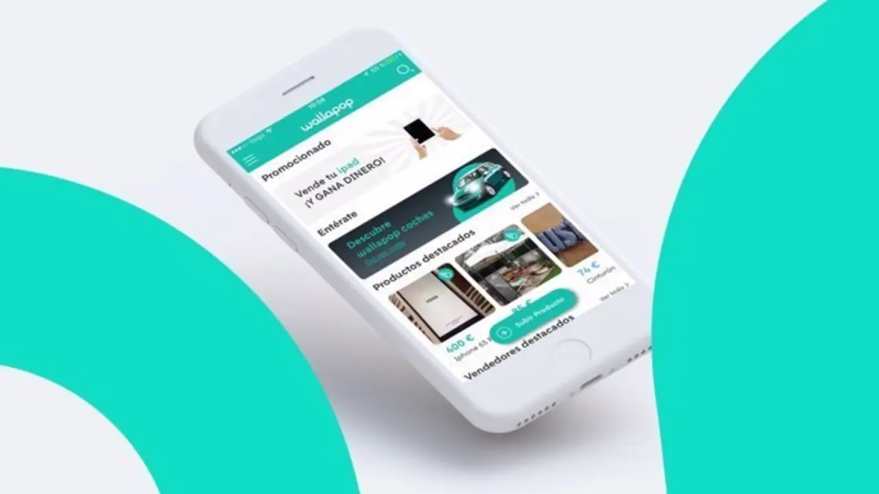 Un m&oacute;vil con la aplicaci&oacute;n de WallaPop. / EP