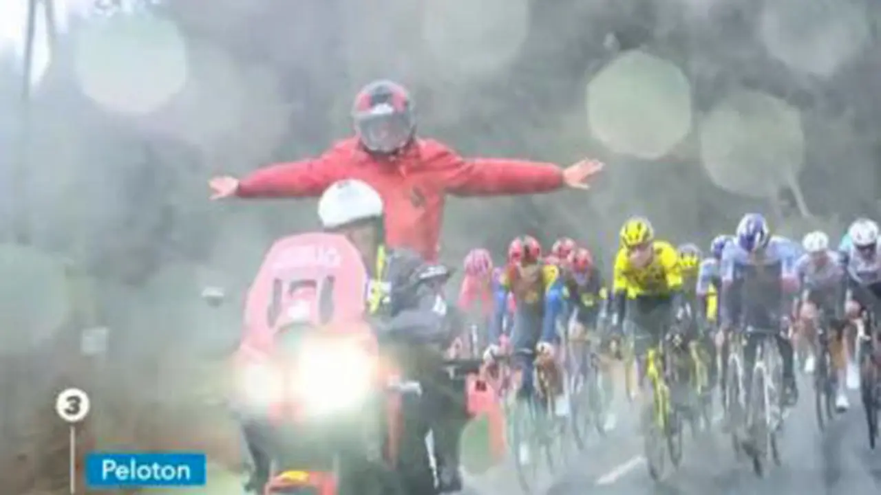 Momento de la neutralizaci&oacute;n de la carrera. / x
