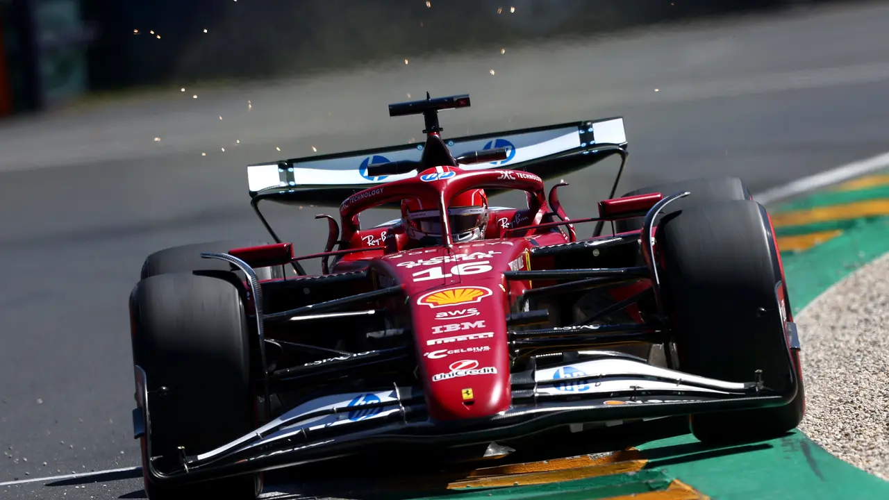 Ferrari en los libres de Melbourne. / F1