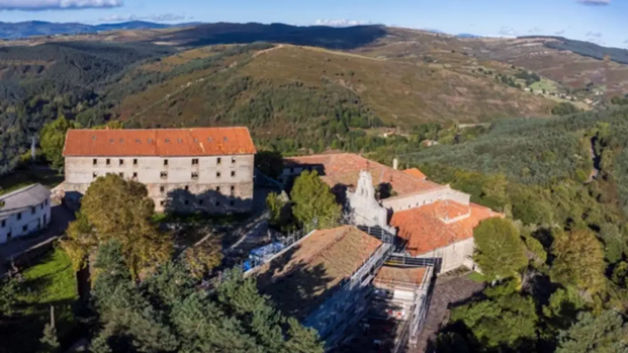 Vista a&eacute;rea del Santuario de Montesclaros. / A.S.