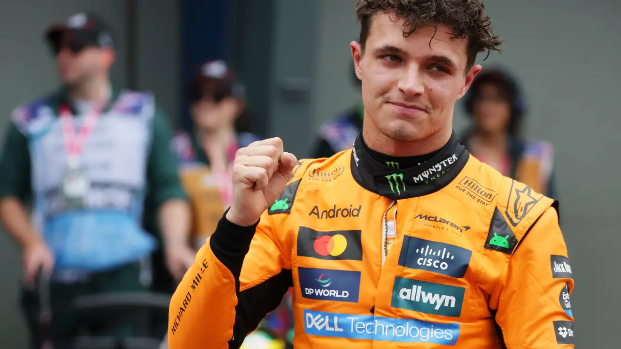Lando Norris tras vencer en Australia. / F1