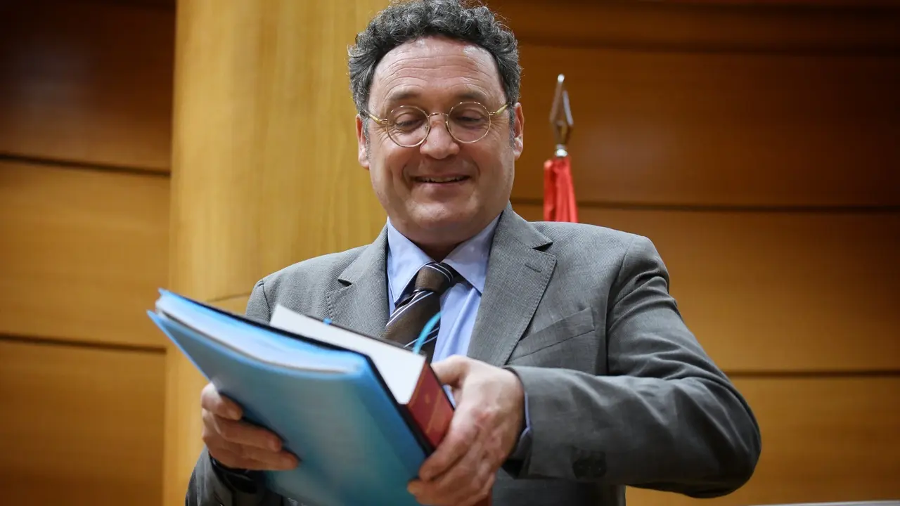 El Fiscal General del Estado, &Aacute;lvaro Garc&iacute;a Ortiz, durante su comparecencia en la Comisi&oacute;n de Justicia. / Fernando S&aacute;nchez