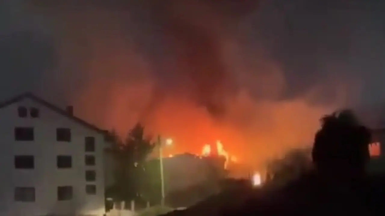 Incendio en una discoteca en Macedonia. / X