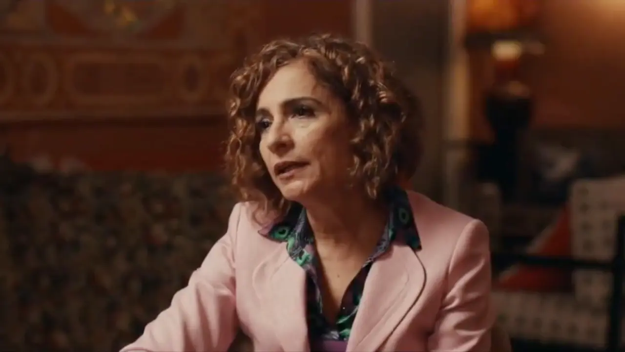 Mar&iacute;a Jes&uacute;s Montero durante su entrevista con &Eacute;vole. / X