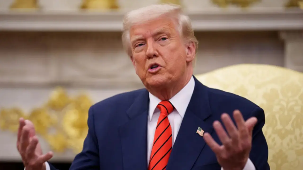 El presidente de EE.UU., Donald Trump, en una comparecencia desde la Casa Blanca. / x
