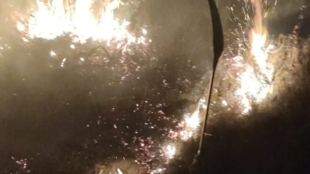 Extinci&oacute;n de incendios en Cantabria. / 112