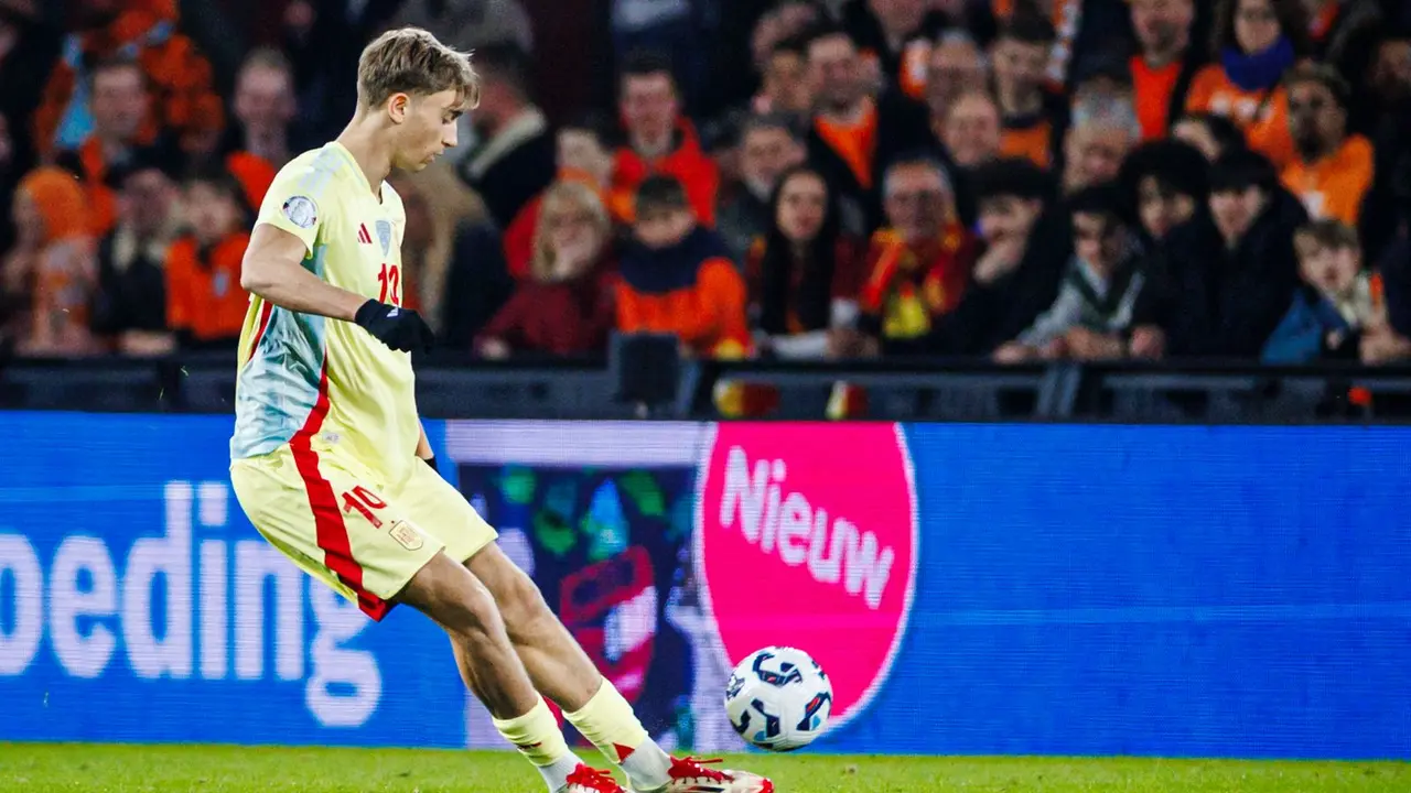 Huijsen en su debut con Espa&ntilde;a. / SEFutbol