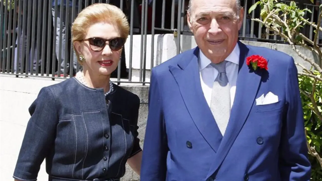 Carolina Herrera y Reinaldo Herrera en una foto de archivo. EP
