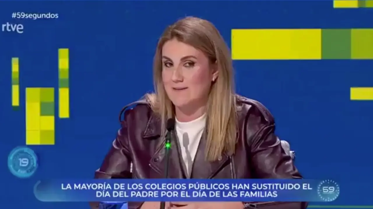 Carlota Corredera durante su intervenci&oacute;n en el programa. / RTVE