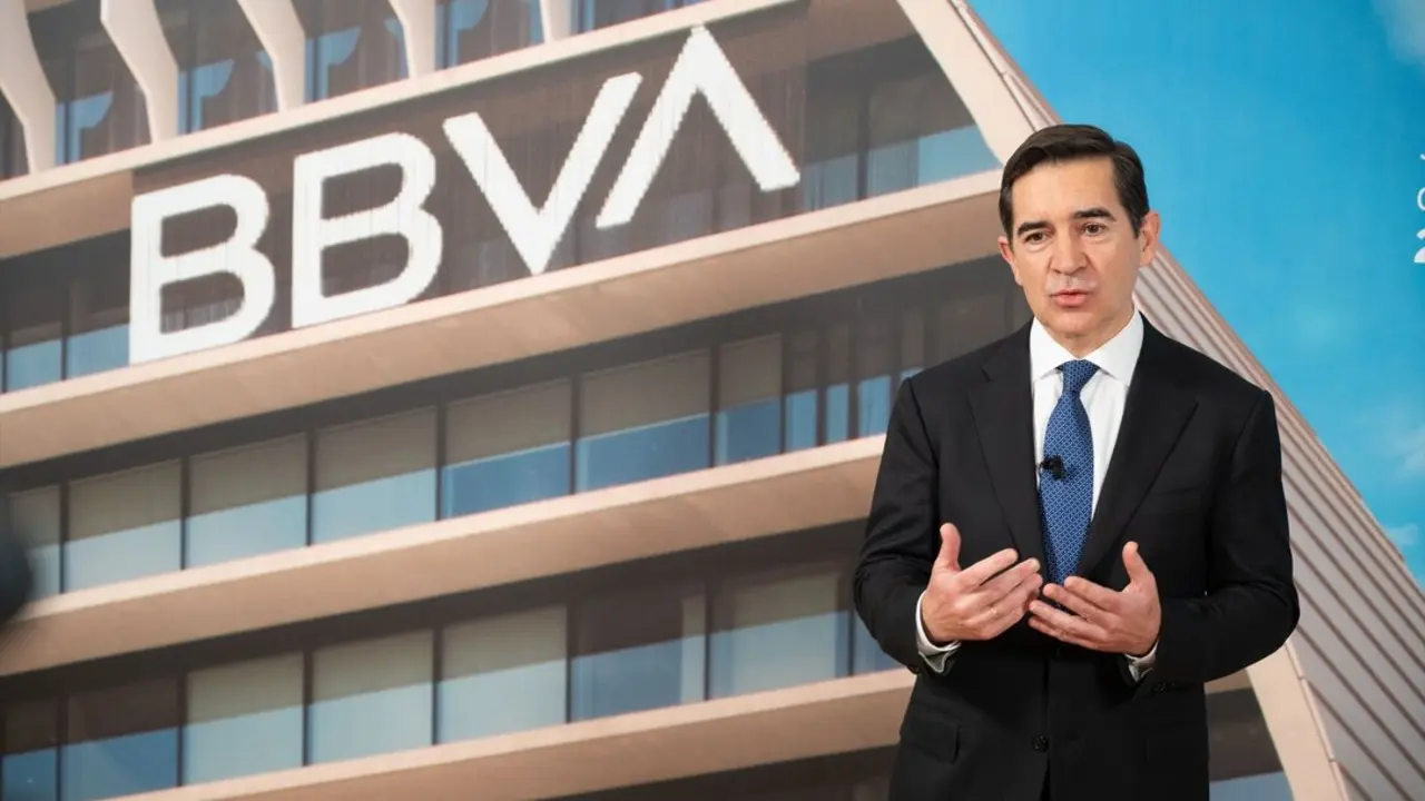 El presidente de BBVA, Carlos Torres Vila, durante la junta general de accionistas de BBVA. / David de Haro