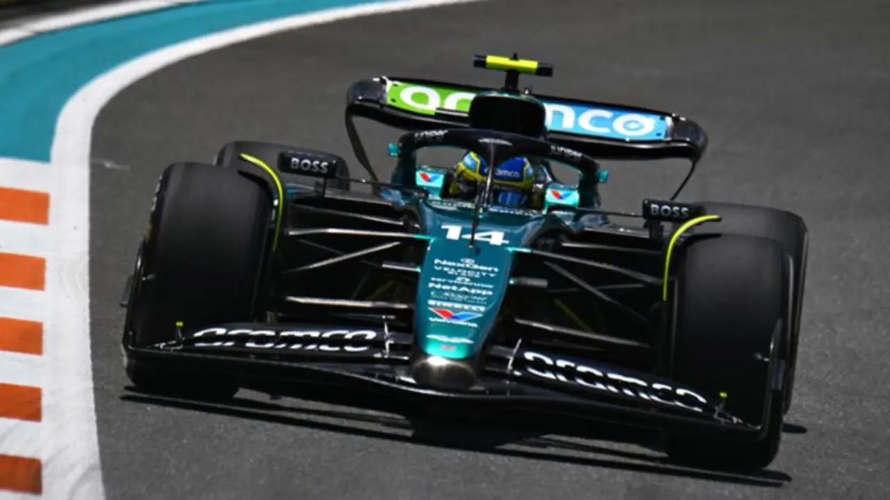El piloto asturiano de Aston Martin, Fernando Alonso. / x