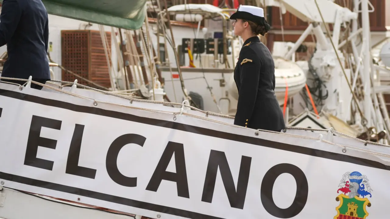 Princesa Leonor dejar&aacute; su formaci&oacute;n en el buque escuela Juan Sebasti&aacute;n Elcano y regresar&aacute; a Madrid. / EP