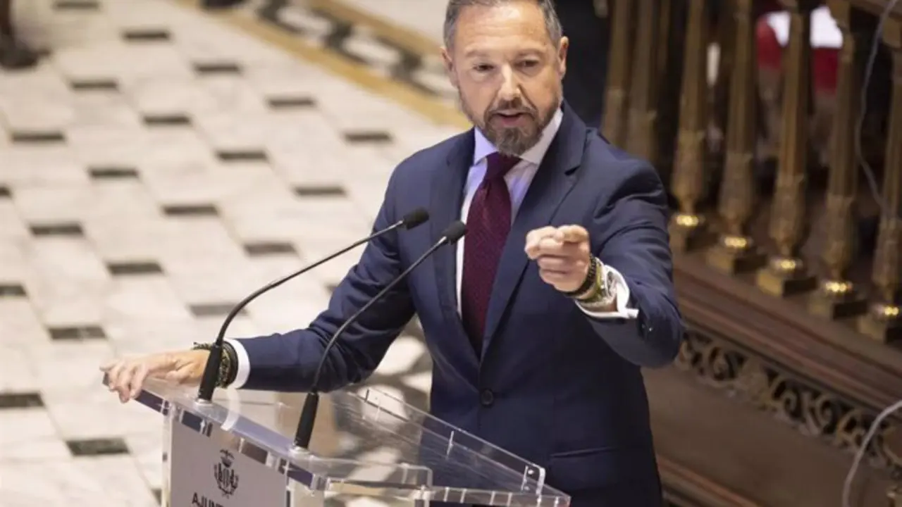 El portavoz del grupo municipal Vox en el Ayuntamiento de Val&egrave;ncia, Juanma Badenas. EP