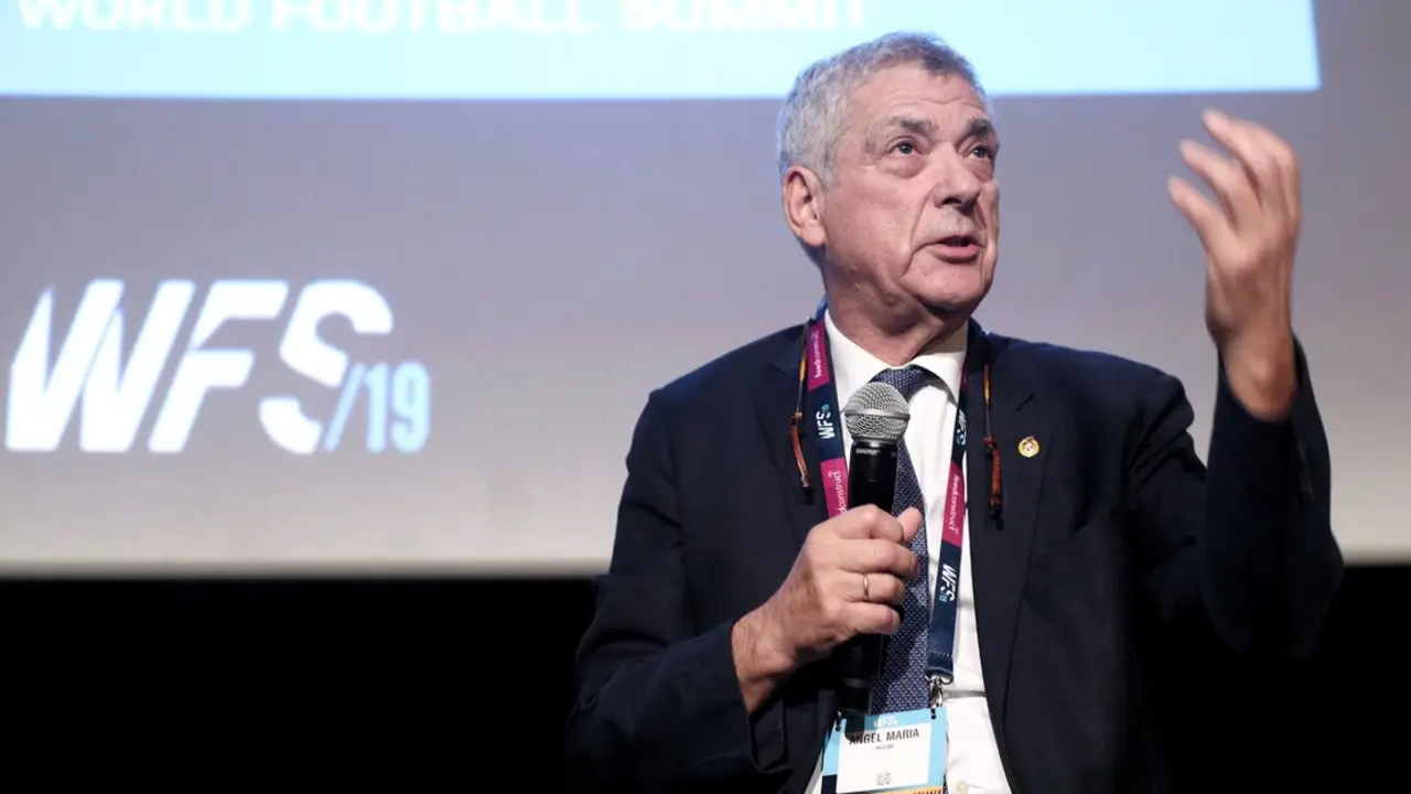 El expresidente de la Real Federaci&oacute;n Espa&ntilde;ola de F&uacute;tbol (RFEF), &Aacute;ngel Mar&iacute;a Villar. / EP