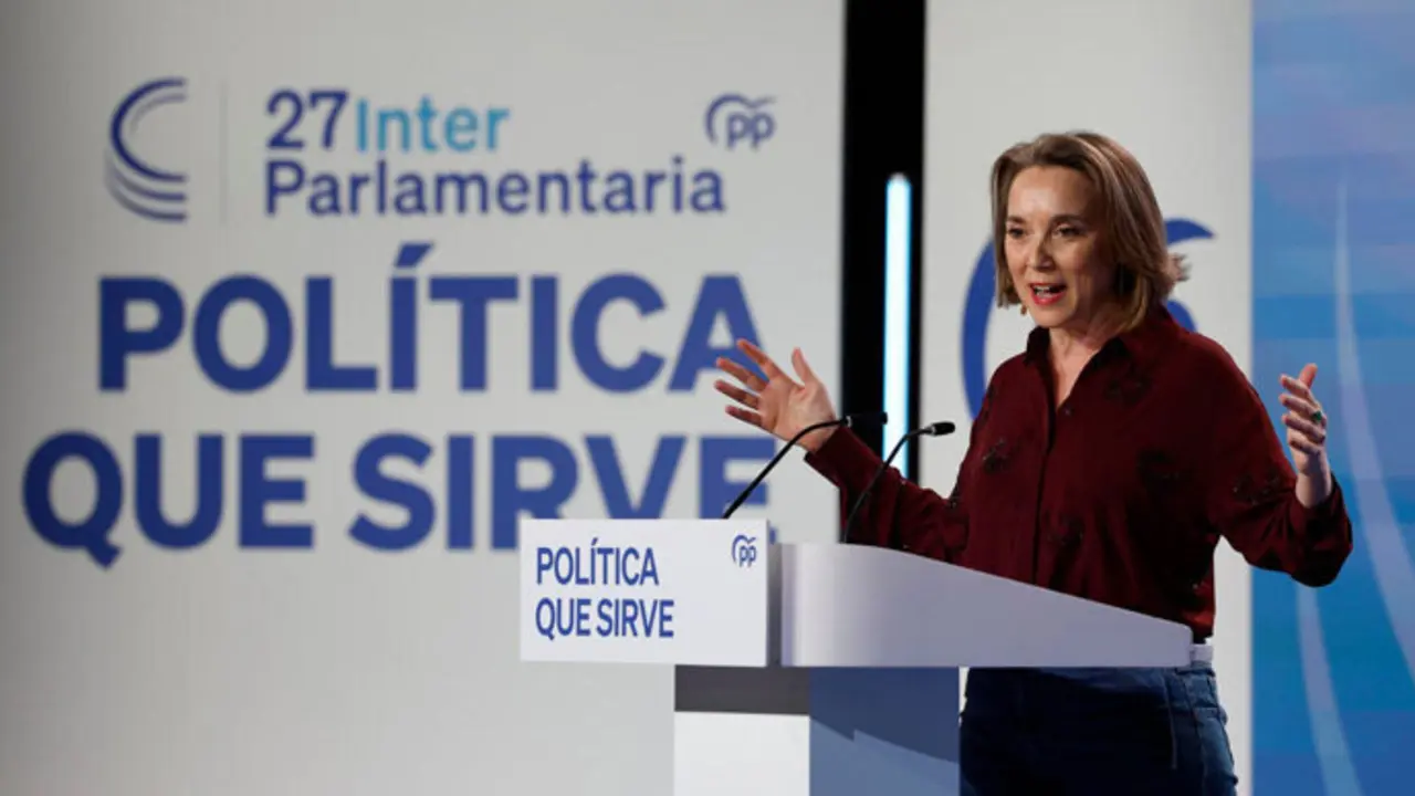 La secretaria general del PP, Cuca Gamarra. / ep