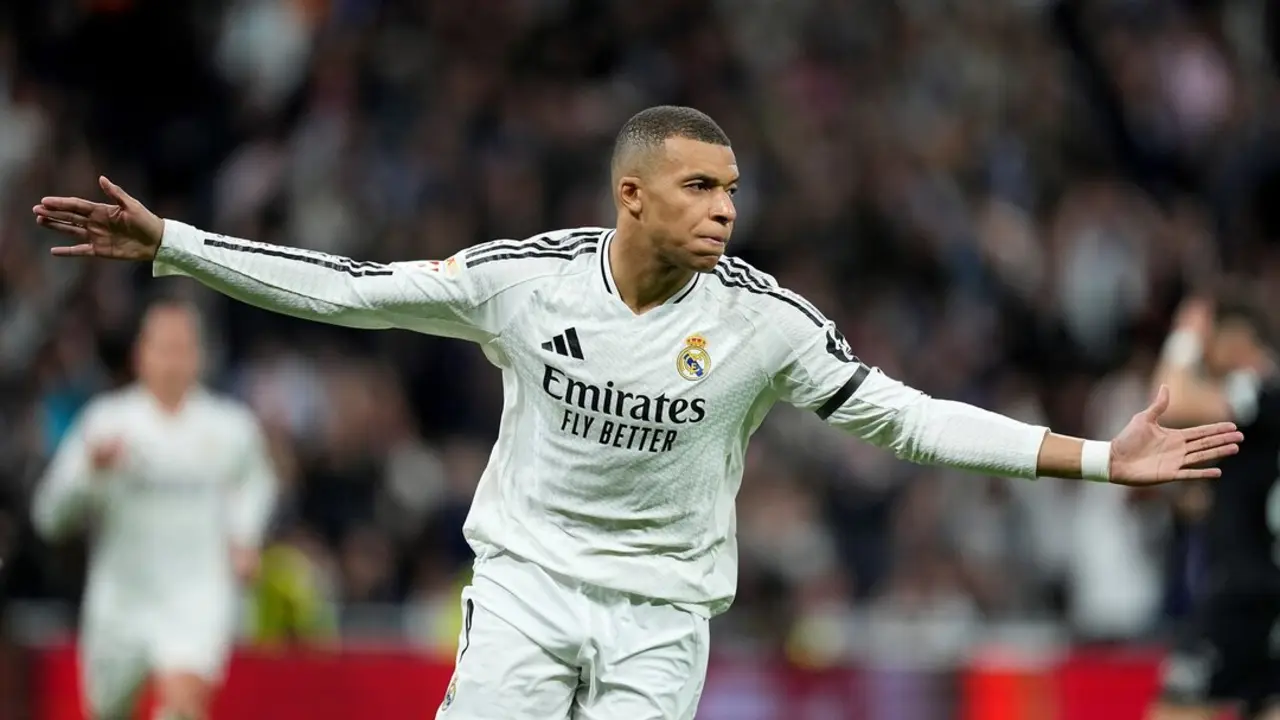Kylian Mbappe, cellebra uno de los goles de ayer. / EP