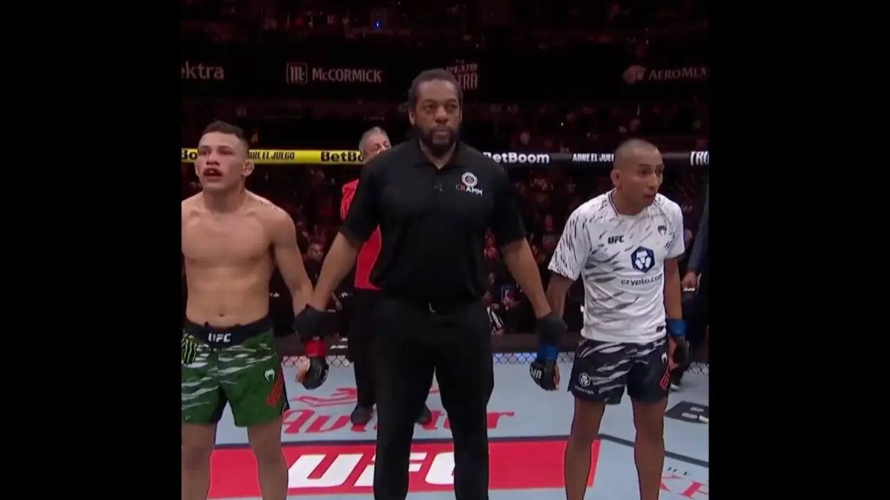 Primera victoria en la UFC. / UFC
