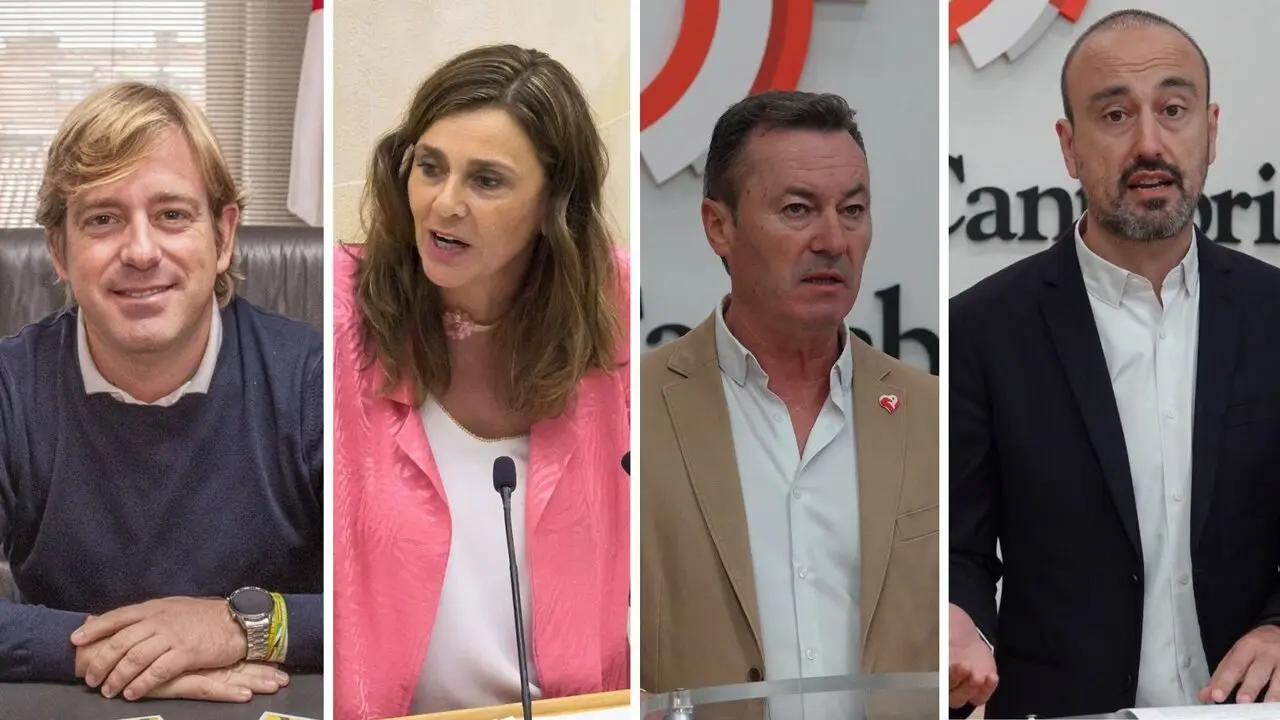 Los cuatro candidatos del PRC. / A.E.
