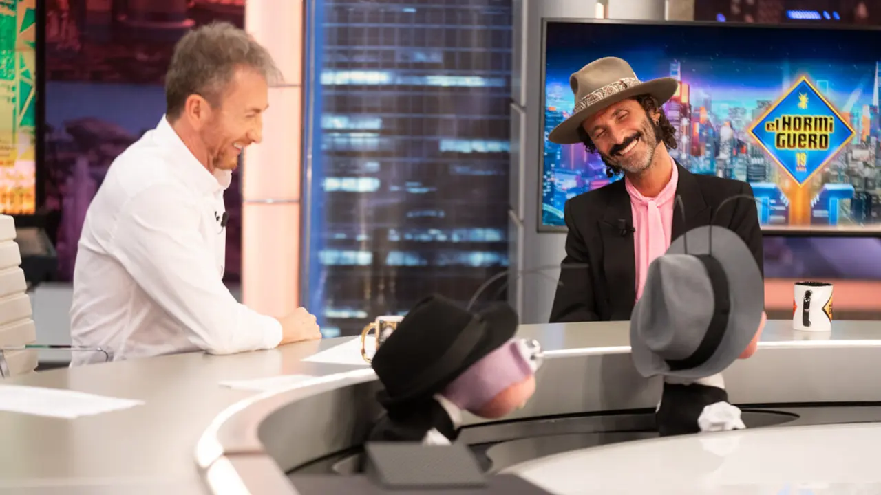 Leiva durante su entrevista con Pablo Motos en 'El Hormiguero'. / Atresmedia