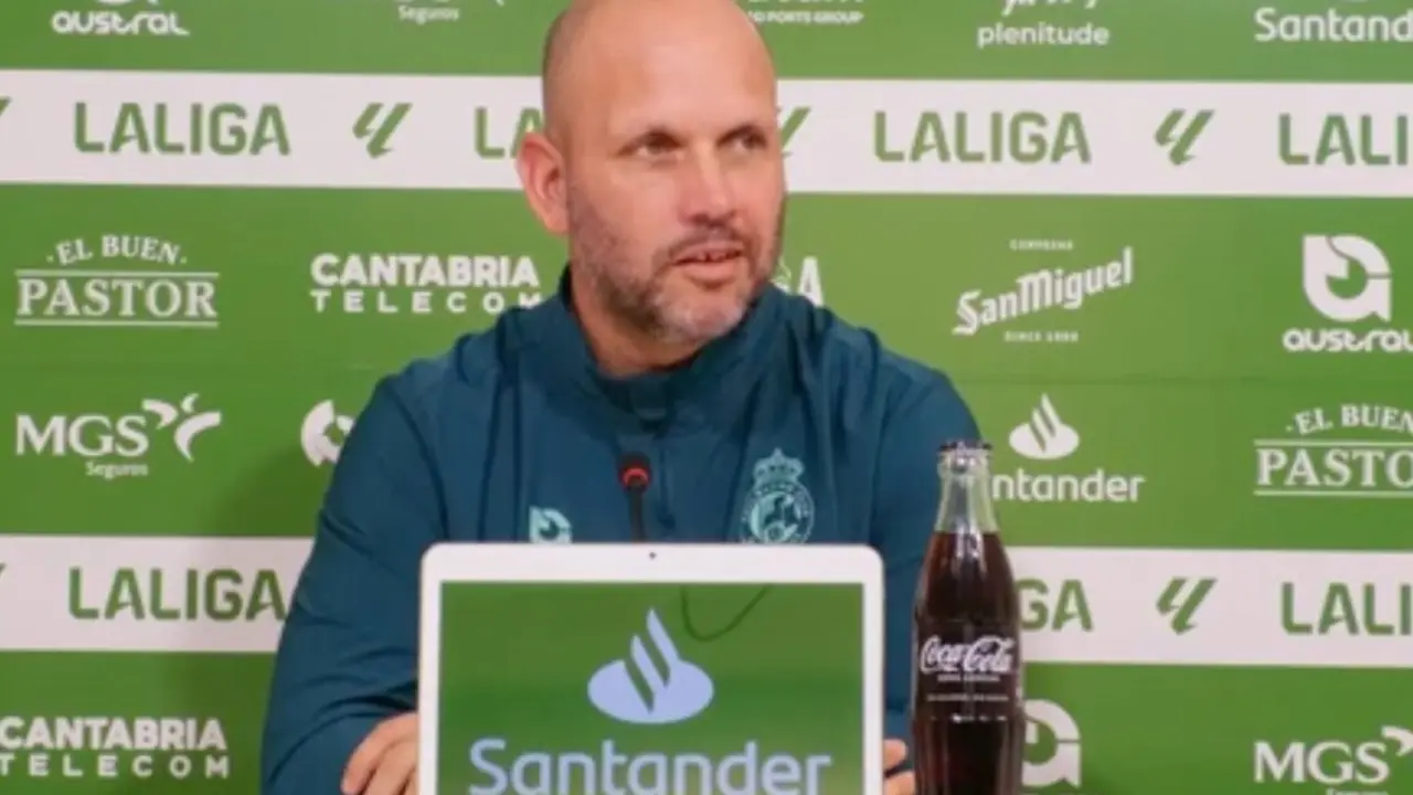 Jos&eacute; Alberto durante la rueda de prensa de hoy. / RRC