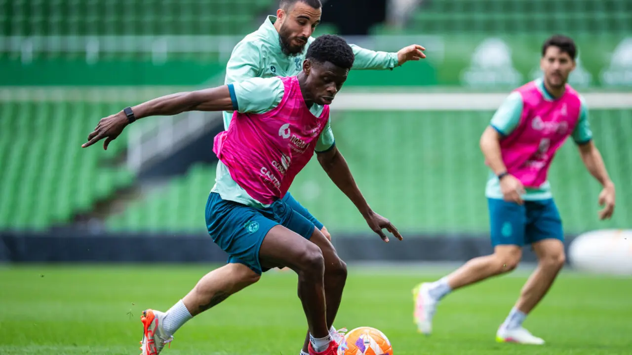 Suli y Rober durante un entrenamiento. / RRC