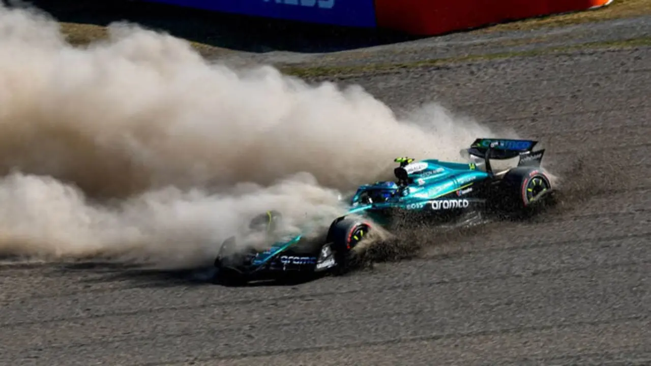 El piloto asturiano, Fernando Alonso, en el GP de Jap&oacute;n. / x