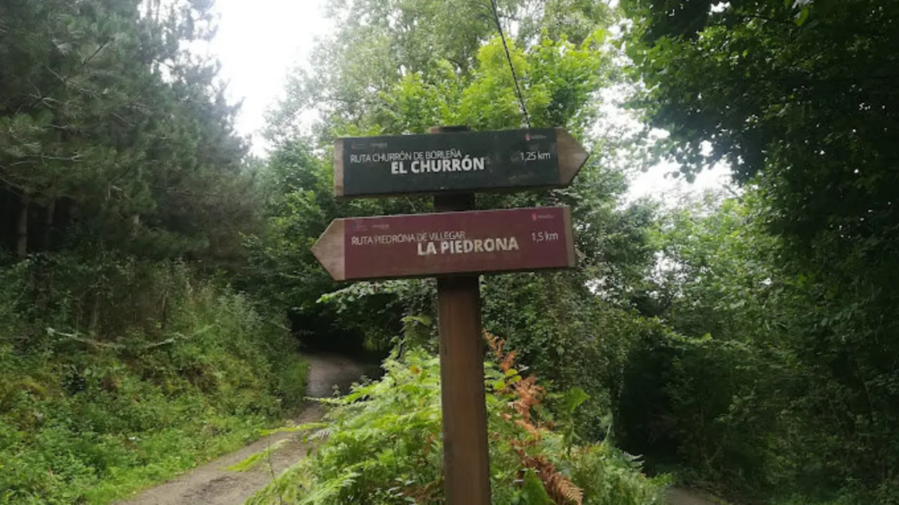 Punto de la ruta del Churr&oacute;n de Borle&ntilde;a. / A.E