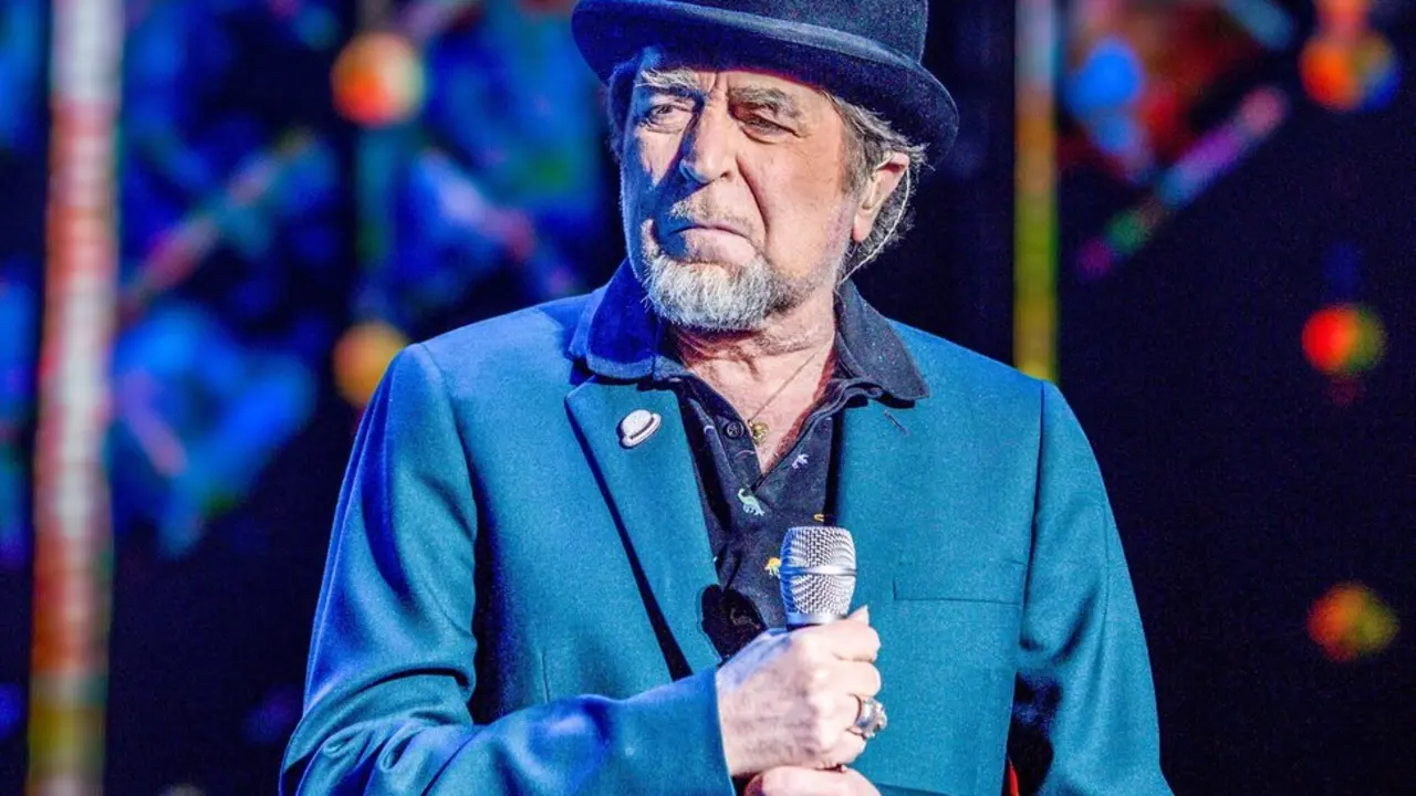 El cantante Joaqu&iacute;n Sabina durante un concierto en el Wizink Center. / EP / Archivo