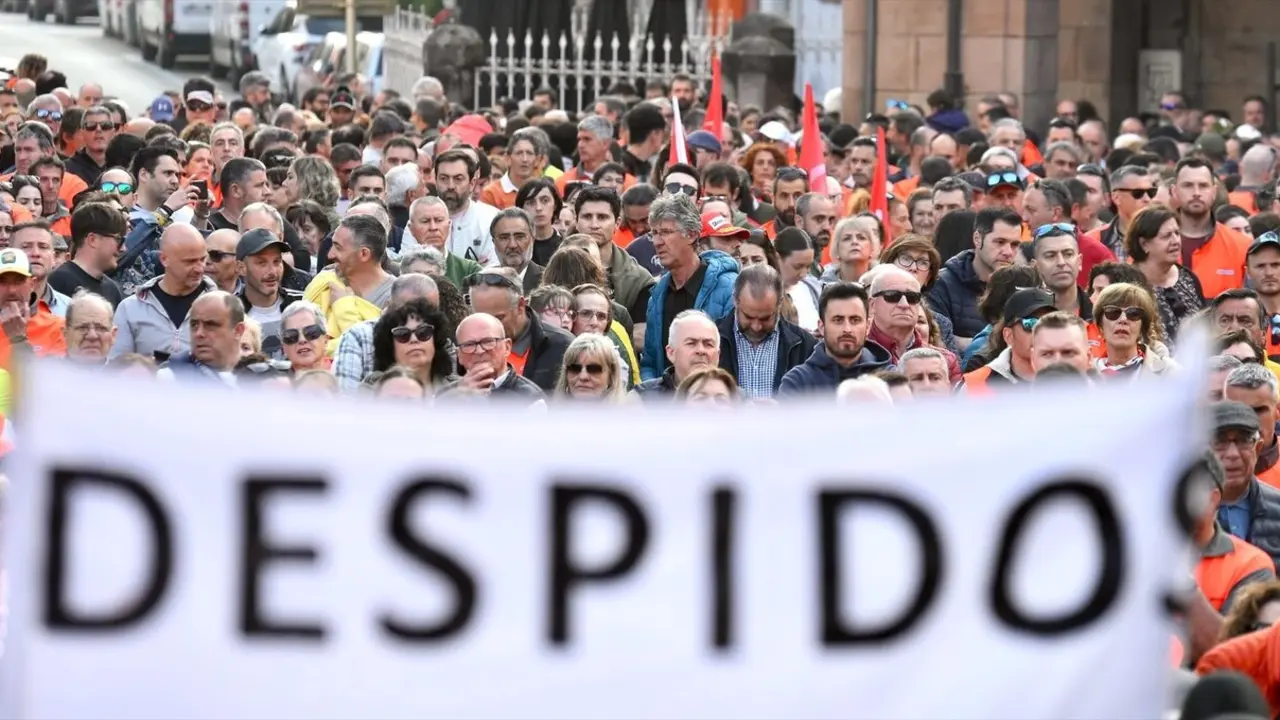 Manifestaci&oacute;n de Bridgestone en Torrelavega. NACHO CUBERO-EUROPA PRESS