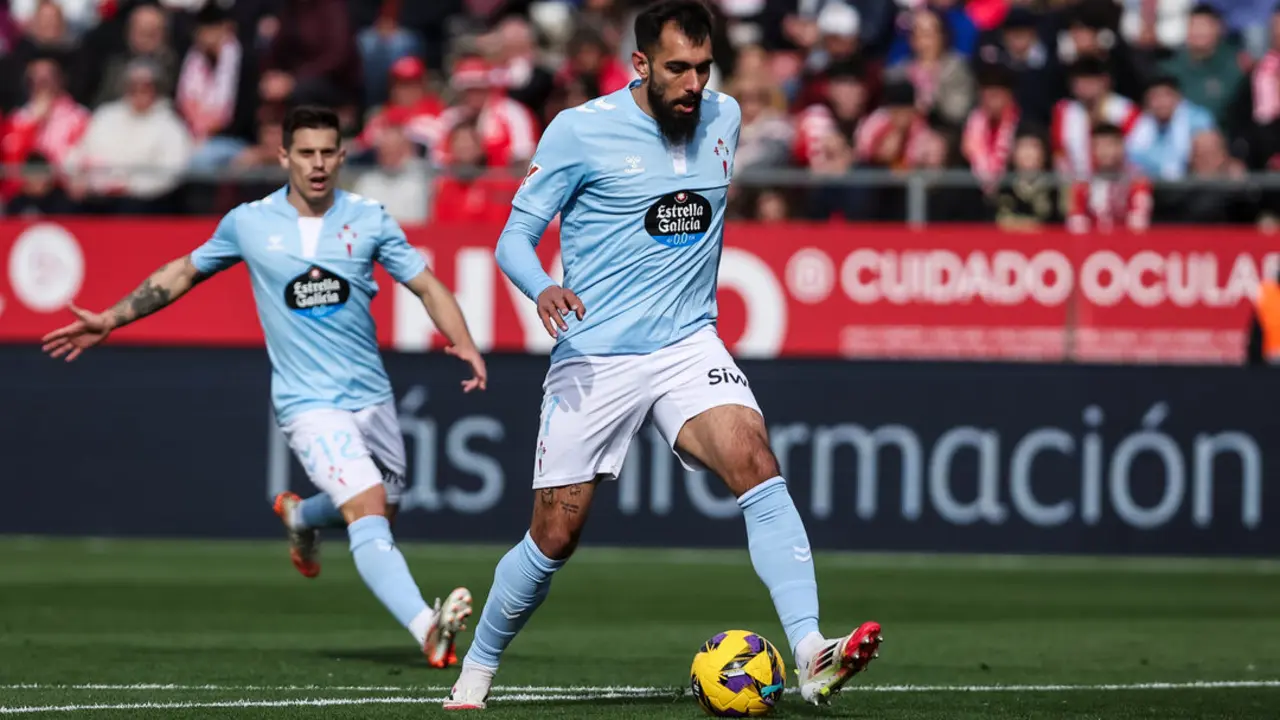 El jugador del Celta, Borja Iglesias. / EP