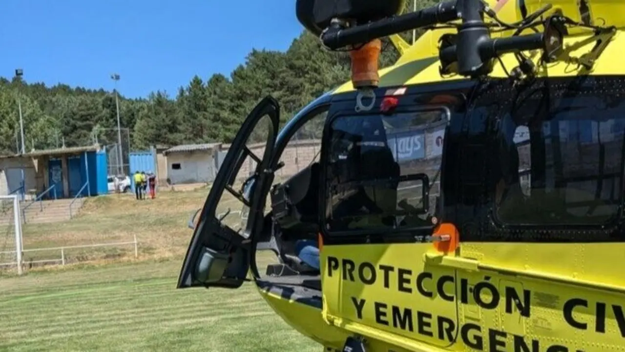 Helic&oacute;ptero de rescate de la Junta de Castilla y Le&oacute;n. / 112 CYL