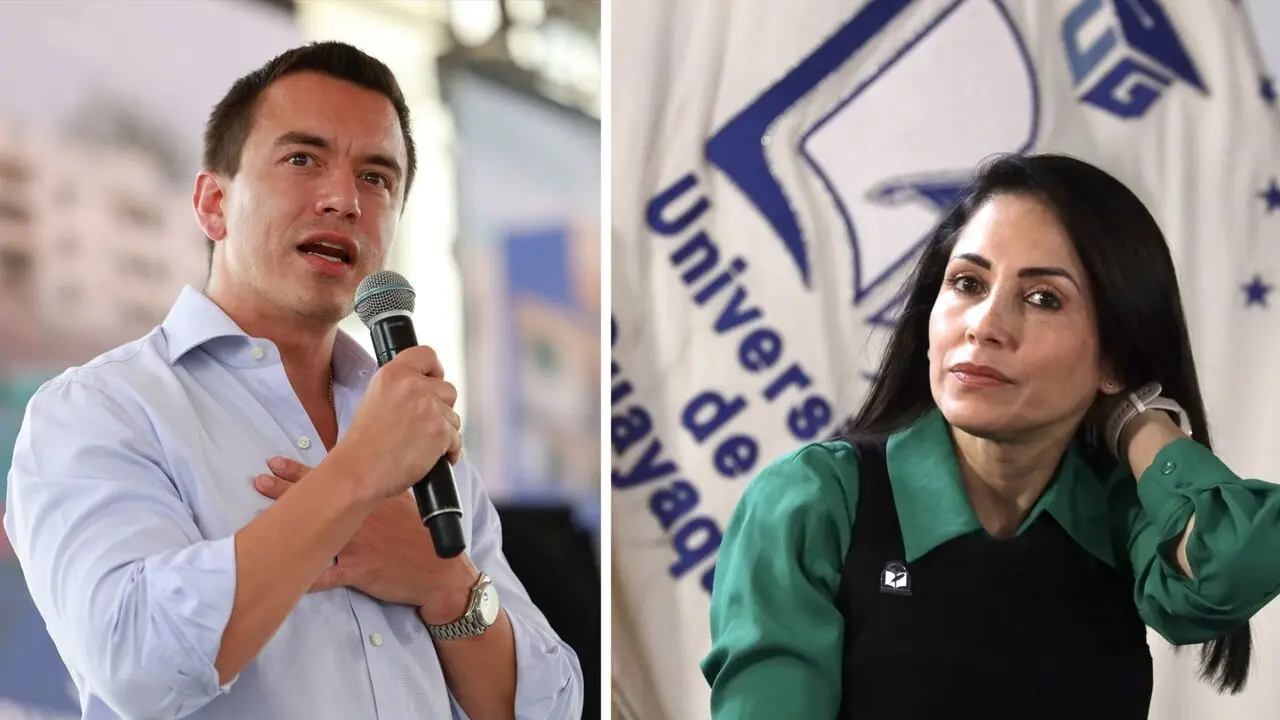 Los dos candidatos a la presidencia de Ecuador. / EP