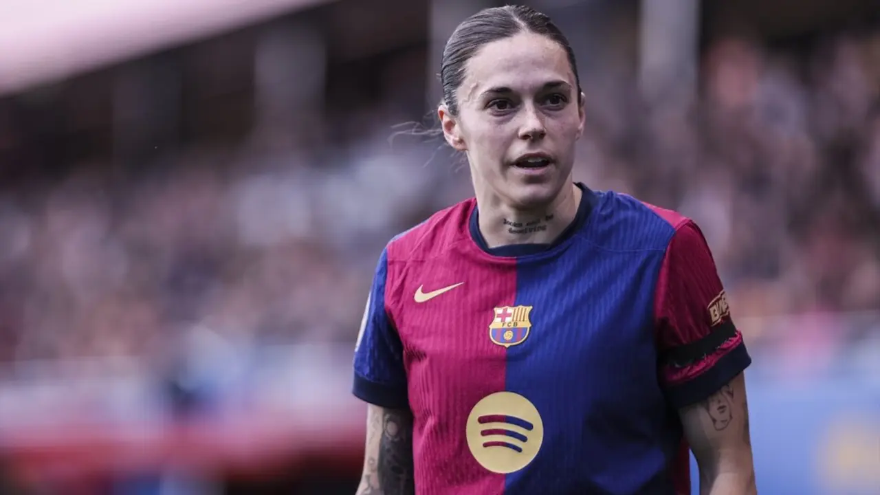 La futbolista del FC Barcelona, Mapi Le&oacute;n, durante un partido. / EP