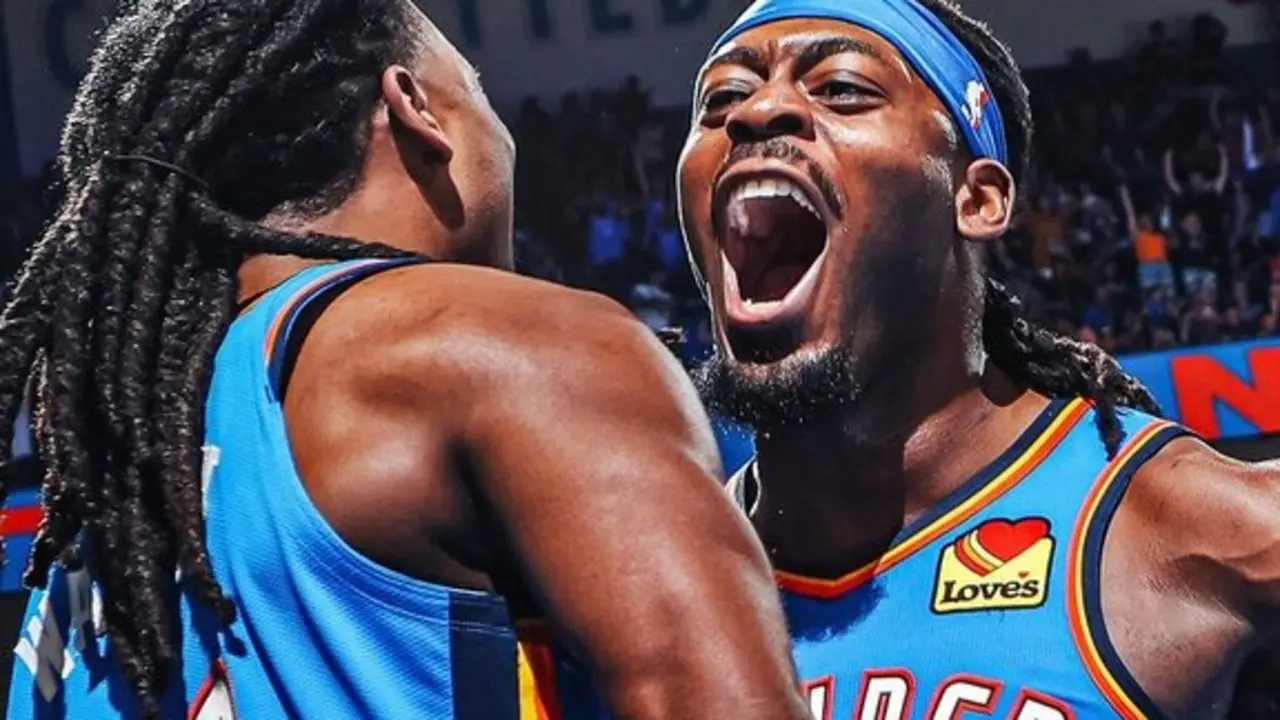Los Thunders celebran su puesto tras el &uacute;ltimo partido. /. NBA