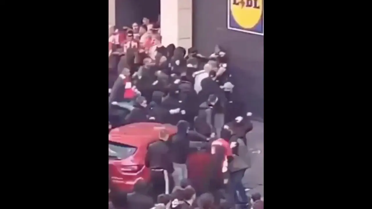 Brutal agresi&oacute;n a una pareja de aficionados del Rangers en Bilbao: &ldquo;&iquest;D&oacute;nde est&aacute; la Ertzaintza?&rdquo;, grita una vecina