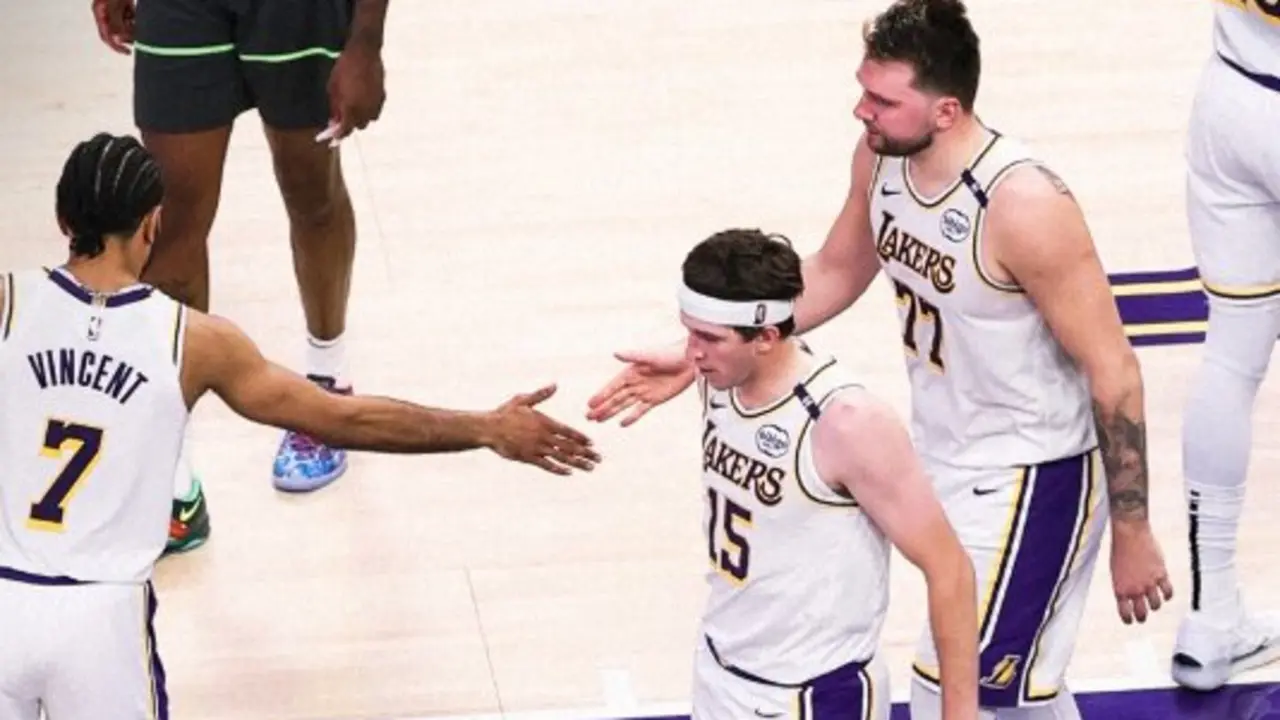 Doncic durante el partido ante Minnesota. / L.A.L.