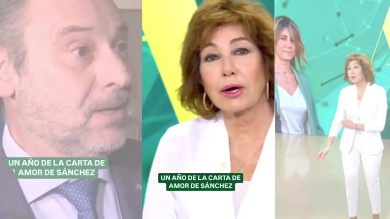 Ana Rosa fulmina a S&aacute;nchez desde Telecinco.
