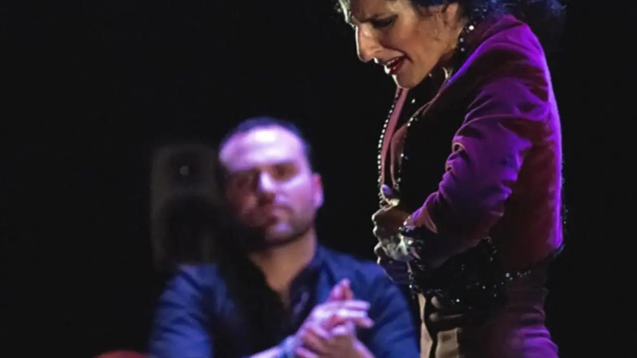 Escena de 'Duo', flamenco, con Mercedes Ruiz y Santiago Lara. / x