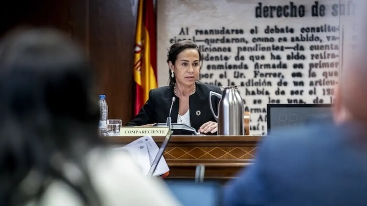 (Foto de ARCHIVO)
La expresidenta de Adif y exsecretaria de Estado de Transportes, Movilidad y Agenda Urbana, Isabel Pardo de Vera, comparece ante la Comisi&oacute;n de Investigaci&oacute;n sobre el &lsquo;caso Koldo&rsquo;, en el Senado, a 31 de mayo de 2024, en Madrid (Espa&ntilde;a). La Comisi&oacute;n de Investigaci&oacute;n analiza los contratos p&uacute;blicos realizados durante la pandemia de covid-19, relacionados con la intermediaci&oacute;n de Koldo Garc&iacute;a Izaguirre, as&iacute; como los posibles casos de corrupci&oacute;n que, directa o indirectamente, tengan relaci&oacute;n con las actividades y contactos de las personas que forman parte de la trama investigada en la Operaci&oacute;n Delorme.

A. P&eacute;rez Meca / Europa Press
31 MAYO 2024;ISABEL PARDO;COMISION;INVESTIGACION;CASO KOLDO
31/5/2024