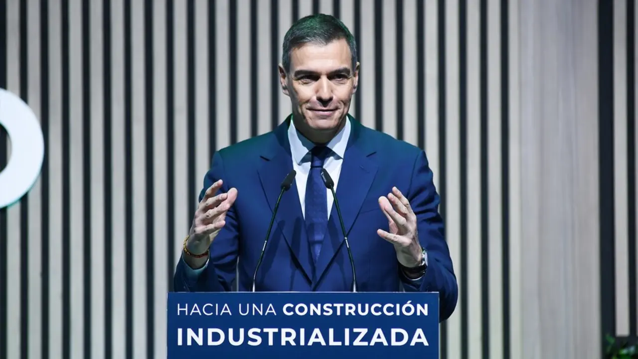 El presidente del Gobierno, Pedro S&aacute;nchez durante una presentaci&oacute;n. / Gustavo Valiente
