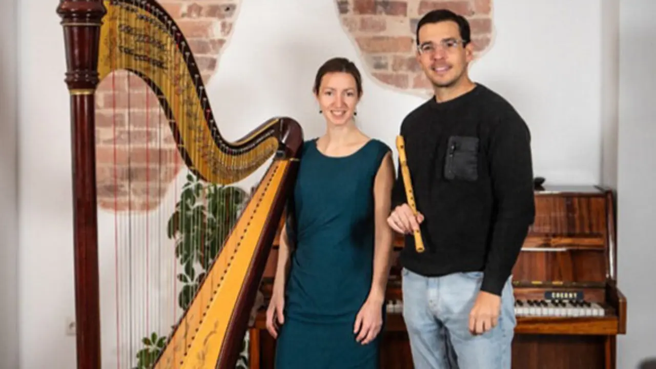 Los instrumentistas, Annie Chambers y Borja Feal. / x