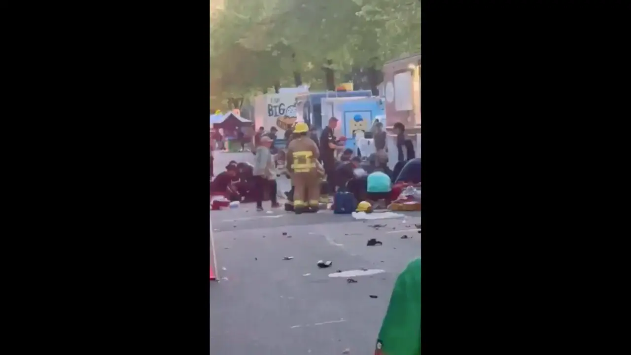 Momento del atropello en Vancouver. / X