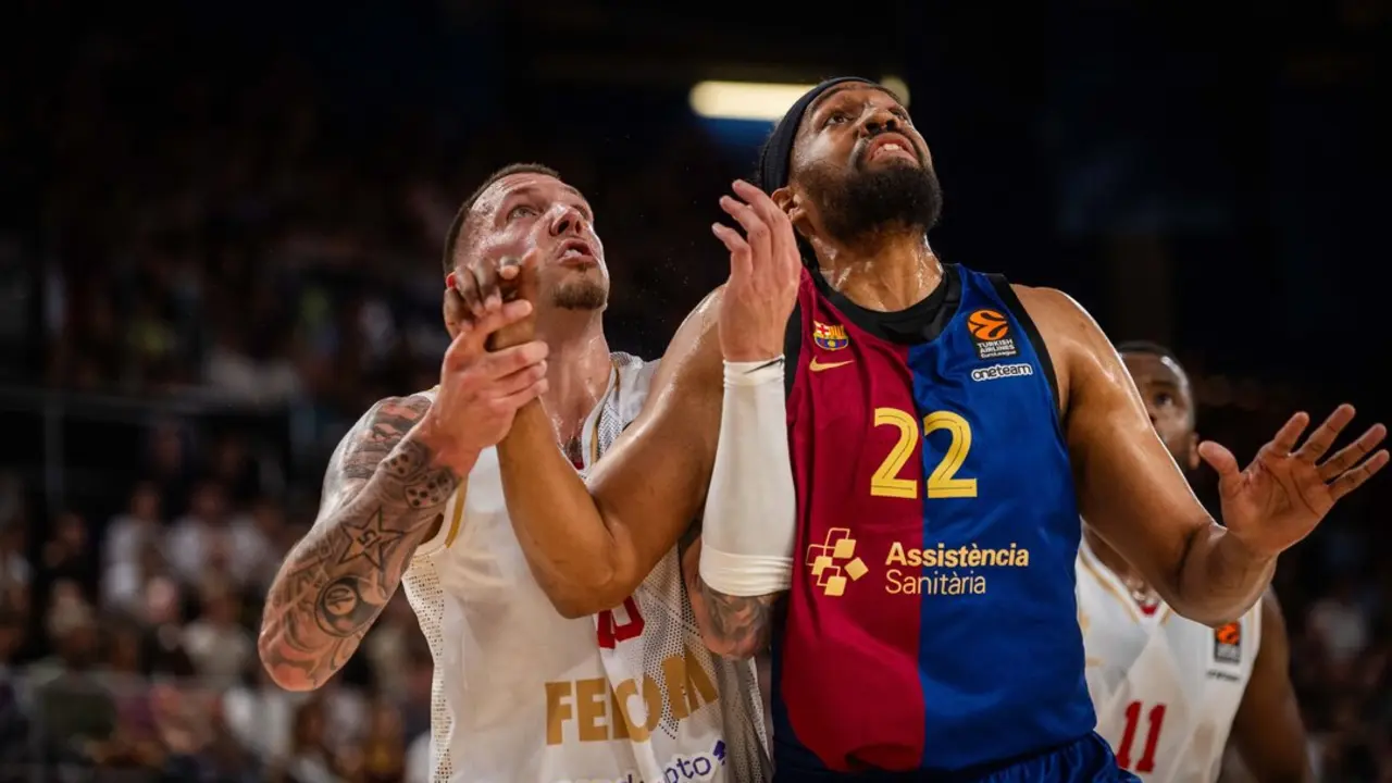 Partido disputado entre el M&oacute;naco y el Barcelona. / FCBbasket