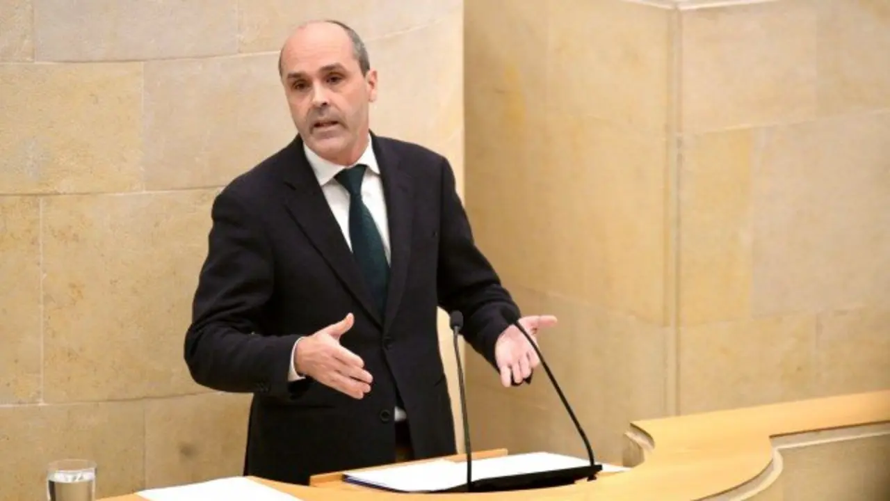 El portavoz del Grupo Popular y coordinador del PP de Cantabria, Juan Jos&eacute; Alonso. / A.E.