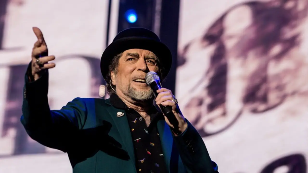 El cantante Joaqu&iacute;n Sabina durante un concierto en el Wizink Center. / EP / Archivo